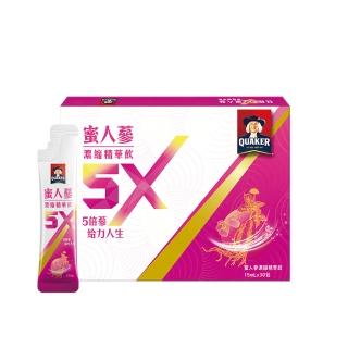 【QUAKER 桂格】5X蜜人蔘濃縮精華飲15ml×30入