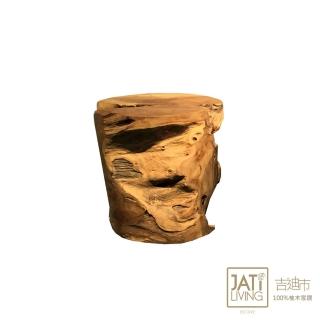 【吉迪市柚木家具】原木樹幹造型休閒椅/凳