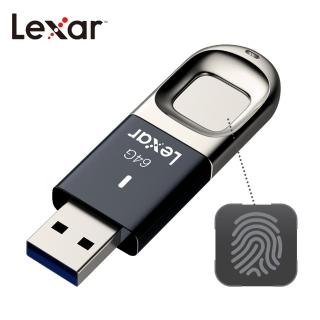 【Lexar 雷克沙】64GB JumpDrive F35 USB3.0指紋加密隨身碟(公司貨)