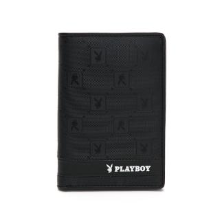 【PLAYBOY】護照夾 黑暗騎士upgrade系列(黑色)