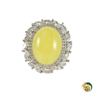 【金玉滿堂】絕美典雅天然蜜蠟美戒