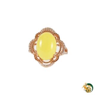 【金玉滿堂】氣質天然蜜蠟美戒(蜜蠟戒指)