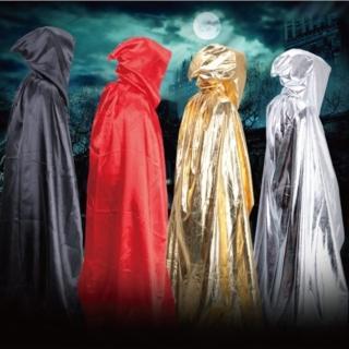 【橘魔法】萬聖節服飾 古堡巫師披風死神斗篷(死神斗篷 連帽披風 角色扮演)