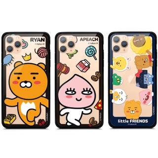 【GARMMA】KAKAO FRIENDS iPhone 11 四角防撞玻璃殼(臉紅紅系列)