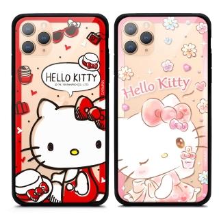 【GARMMA】Hello Kitty iPhone 11 Pro Max 四角防撞玻璃殼