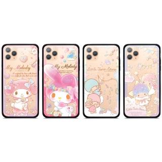 【GARMMA】美樂蒂&雙子星 iPhone 11 四角防撞玻璃殼