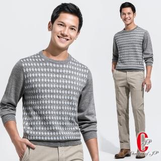 【JYI PIN 極品名店】時尚注目小菱格圓領長袖毛衣(VW551-83)