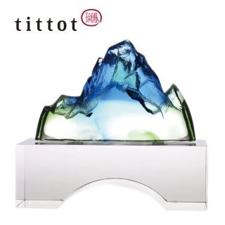 【tittot 琉園】高峰_團購15入組_祝福_順利(琉璃/禮物/玻璃/水晶/藝術品/擺飾/禮贈/企業/送禮/團購/高/峰)