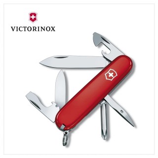 【VICTORINOX 瑞士維氏】Tinker12用瑞士刀/紅(1.4603)