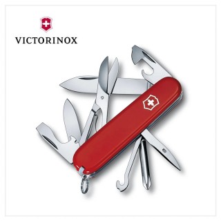 【VICTORINOX 瑞士維氏】Super Tinker14用瑞士刀/紅(1.4703)