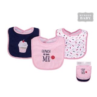 【Luvable Friends】嬰幼兒雙層吸水口水巾圍兜3入組_ 棒棒糖(LF56216)