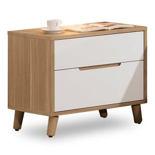 【時尚屋】肯詩特烤白雙色1.8尺床頭櫃NM29-517(免運費 免組裝 床頭櫃)