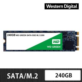 【WD 威騰】SSD 240GB M.2 2280 SATA 固態硬碟(綠標)