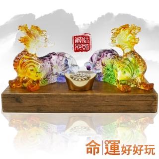 【命運好好玩】七寶琉璃五行貔貅鎮