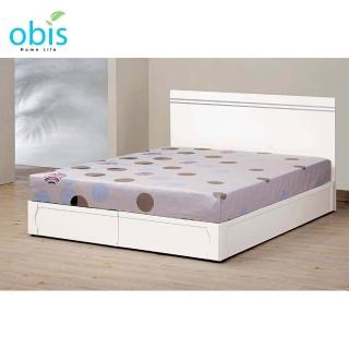 【obis】艾麗絲5尺床片型雙人床