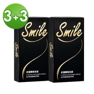 【SMILE史邁爾】買3送3 超薄保險套衛生套(12入x6盒)