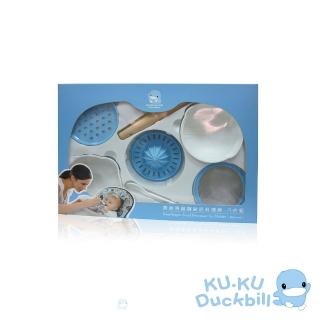 【KU.KU. 酷咕鴨】寶寶專屬副食品料理器(八件組)
