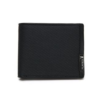 【PLAYBOY】基本短夾附壓扣零錢袋 plus系列(灰綠色)