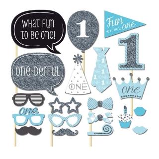 【BLS】派對滿週歲拍照道具-Boy 20件套(婚禮道具/變裝派對)