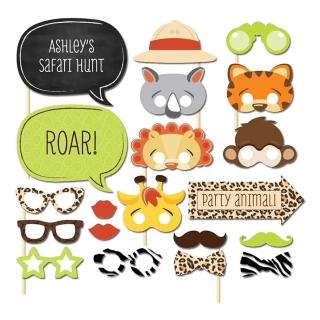 【BLS】派對拍照小道具- 動物面具20件套(婚禮道具/變裝派對)