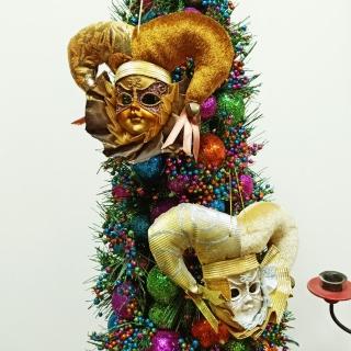 【日本You Zen】日本進口皇室嘉年華面具掛飾(聖誕/嘉年華/聖誕裝飾/聖誕面具)