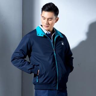 【Emilio Valentino 范倫鐵諾】運動休閒鋪棉防風外套_深藍(22-7K9253)