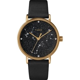 【TIMEX】天美時 復刻系列 Swarovski星象手錶(黑 TXTW2T87600)
