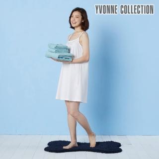 【Yvonne Collection】法蘭絨骨頭造型地墊_60x90cm(丈青)