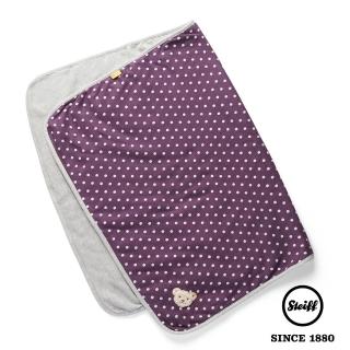 【STEIFF】泰迪熊 水玉圓點 棉毯 被毯 寶寶毯(寢具)