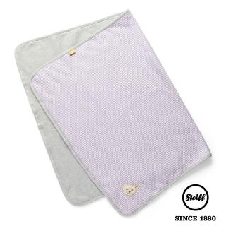【STEIFF】泰迪熊 條紋 棉毯 被毯 寶寶毯(寢具)