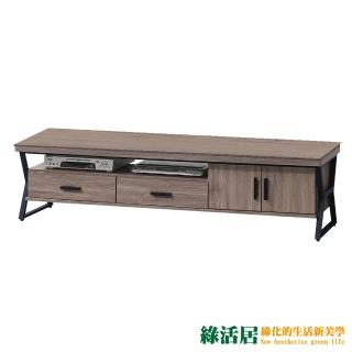 【綠活居】亞迪卡 現代風6尺二門二抽電視櫃/視聽櫃