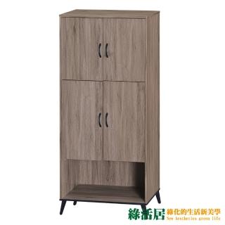 【綠活居】菲迪 現代風2.7尺四門高鞋櫃/玄關櫃