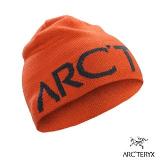 【Arcteryx 始祖鳥】Logo 保暖針織羊毛毛帽(森巴橘/獵戶綠)