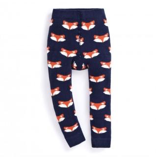 【JoJo Maman BeBe】嬰幼兒內搭褲/保暖襪_滿版狐狸(JJD7907)