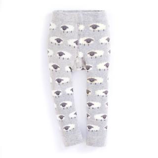 【JoJo Maman BeBe】嬰幼兒內搭褲/保暖襪_滿版小綿羊(JJD7901)