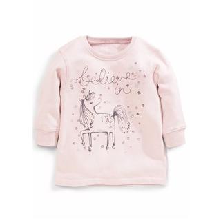 【橘魔法】女童 獨角獸長袖上衣(長袖上衣 長袖 現貨 童 女童 兒童)