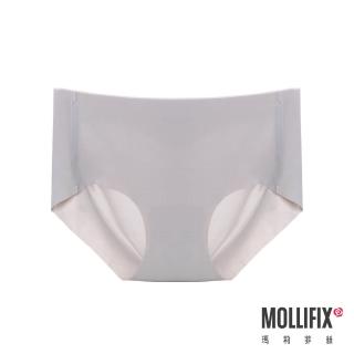 【Mollifix 瑪莉菲絲】好動不卡卡運動無痕內褲(灰)