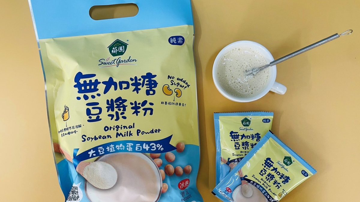 熱銷冠軍!! 濃醇感。高蛋白無加糖豆漿