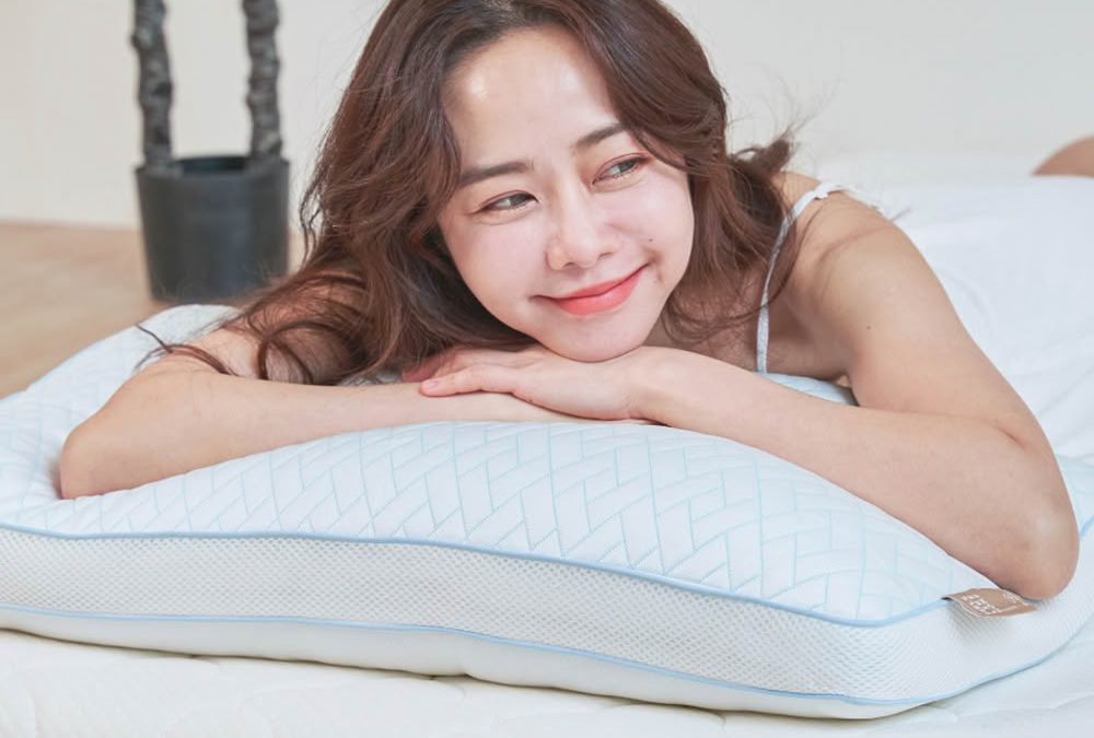 清涼好物開箱~冬夏兩用!可水洗獨立筒涼感棉眠枕