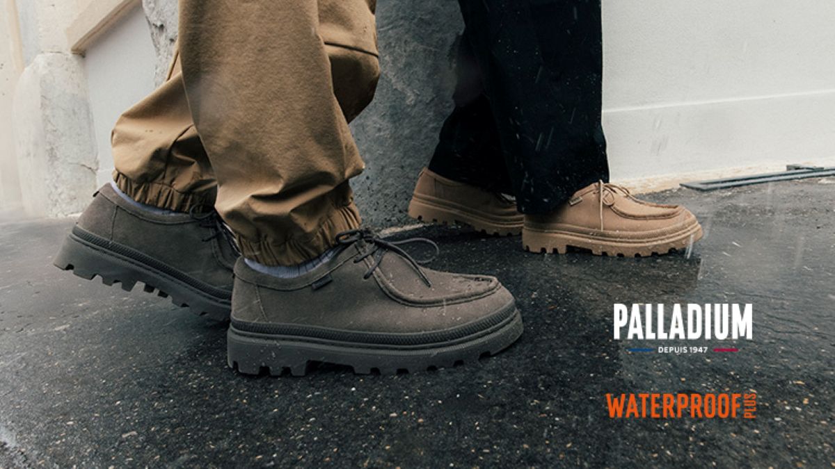 【Palladium】TROOPER LOAF SDE WP+麂皮橘標防水樂福鞋(四色任選)