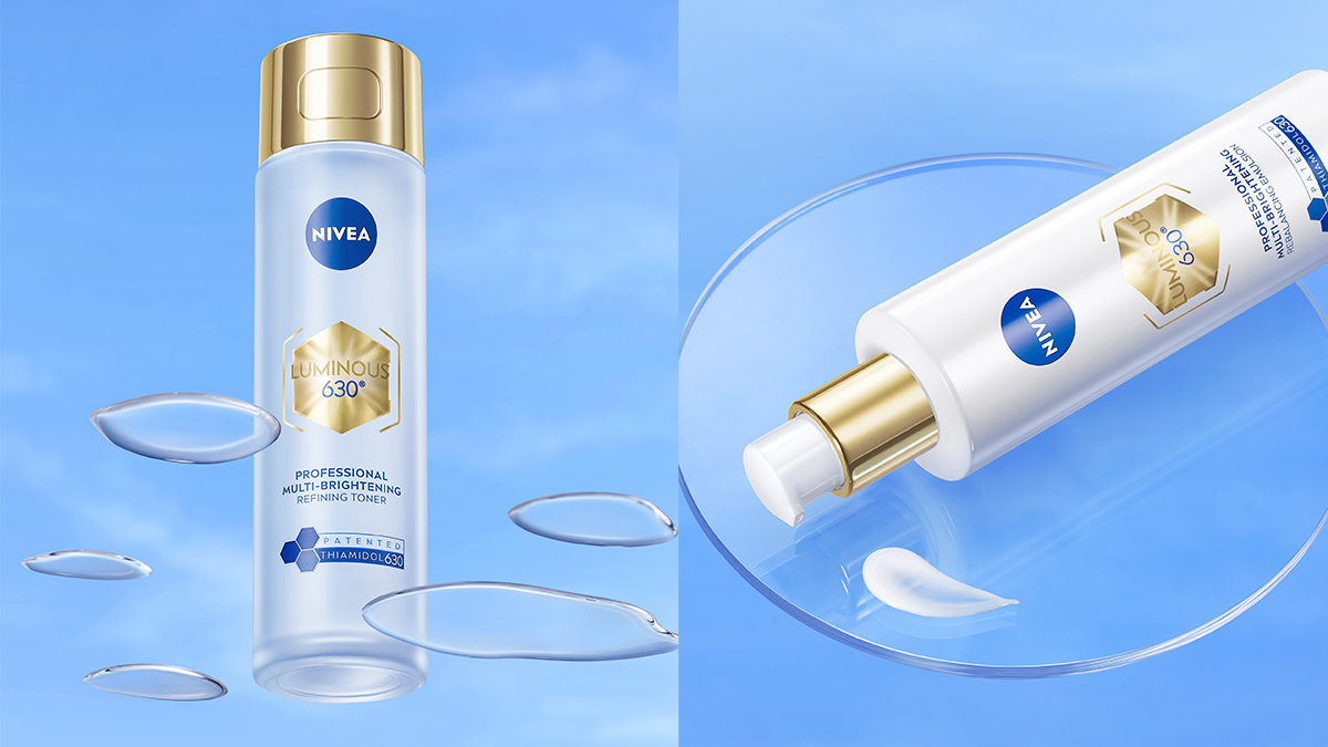 妮維雅630肌光水乳，熬夜、手搖人真的有救…14天臉直接白一階！