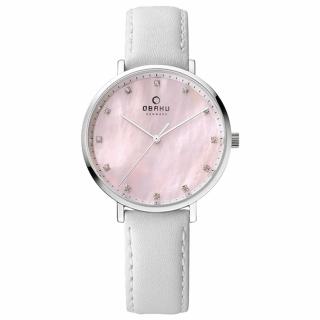 【OBAKU】晨染無暇時尚皮帶錶(V186LXCPRW)