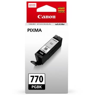 【CANON】PGI-770BK 原廠黑色墨水匣(速達)