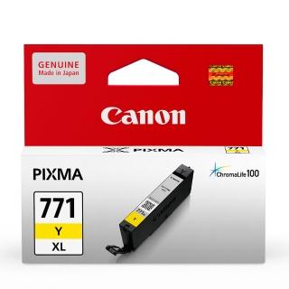 【CANON】CLI-771XL-Y 原廠黃色高容量墨水匣(速達)