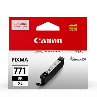 【CANON】CLI-771XL-BK 原廠相片黑高容量墨水匣(速達)