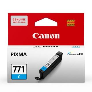 【CANON】CLI-771C 原廠藍色墨水匣(速達)