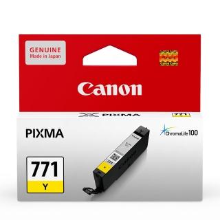 【CANON】CLI-771Y 原廠黃色墨水匣(速達)