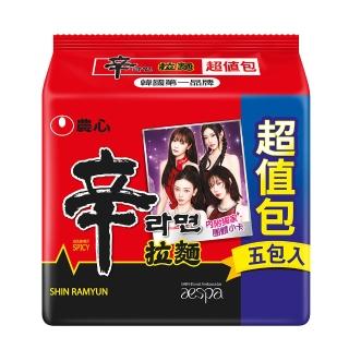 【NONG SHIM】農心 辛拉麵超值包5入(600g)