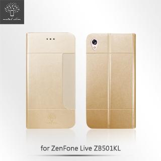 【Metal-Slim】ASUS ZenFone Live ZB501KL(高仿小牛皮前卡套TPU皮套)