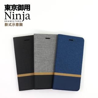 【Ninja 東京御用】SAMSUNG Galaxy S10+（6.4吋）復古懷舊牛仔布紋保護皮套